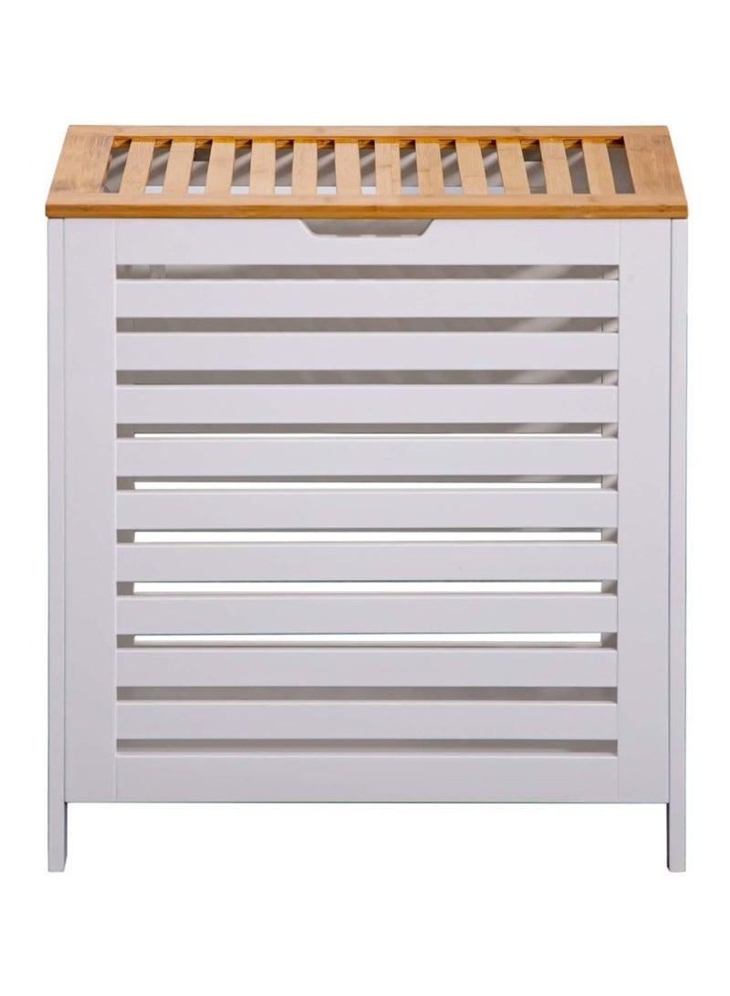 Laundry basket with lid for bathroom or laundry - Image 4