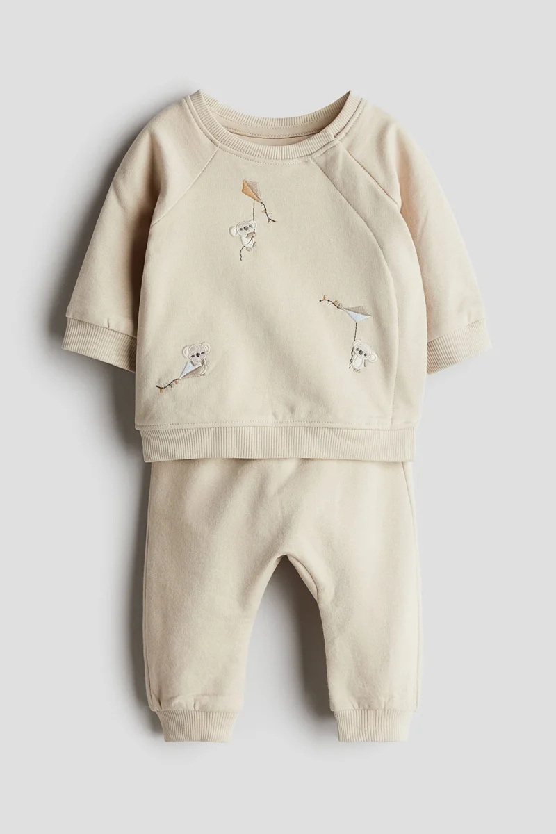 اتش اند ام 2-piece cotton set