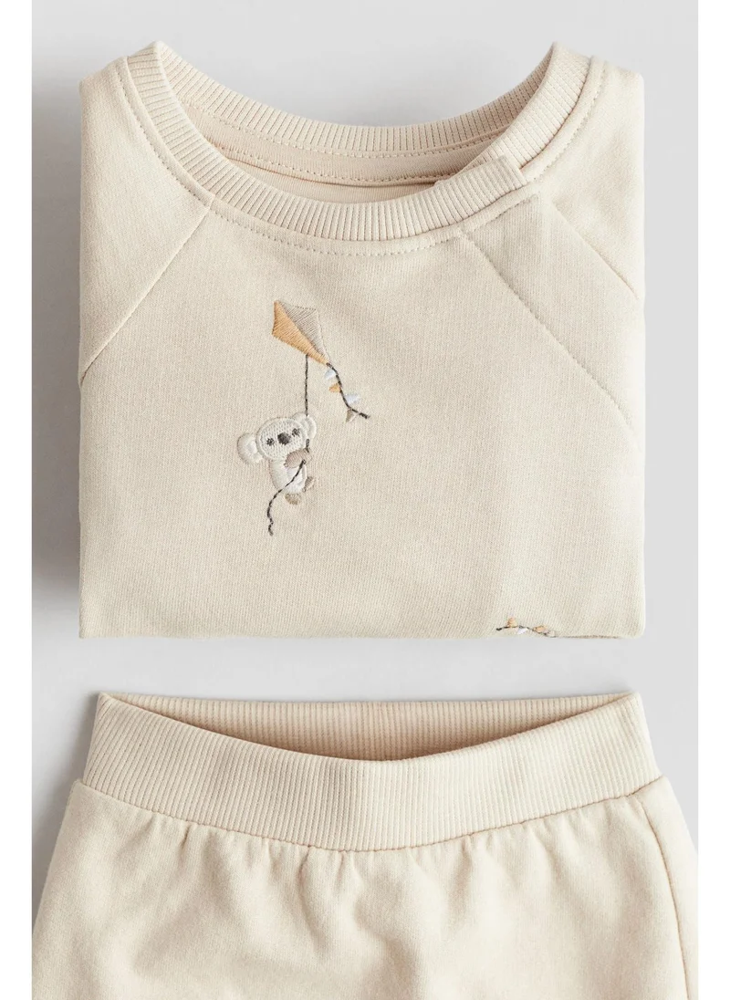 اتش اند ام 2-piece cotton set