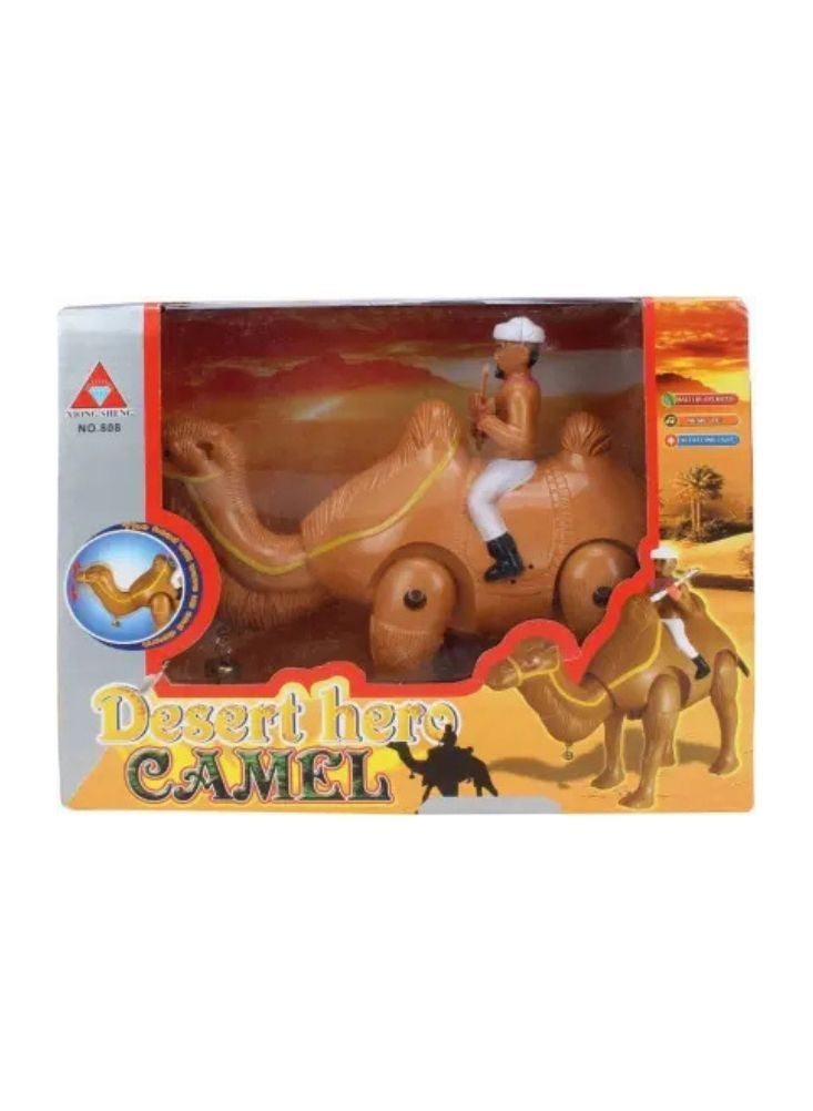 بريميم لعبة الجمل الموسيقية مع الفارس - حيوان صحراوي متحرك يصدر صوتًا - Image 2