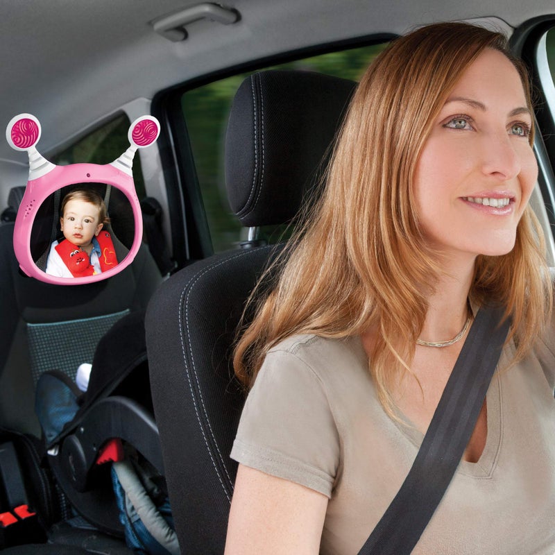 Benbat : Active Baby Car Mirror Pink - Image 2
