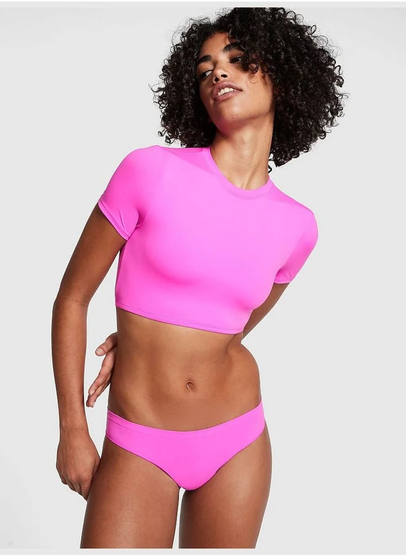 Victoria's Secret Base Stretch Crop Baby Tee