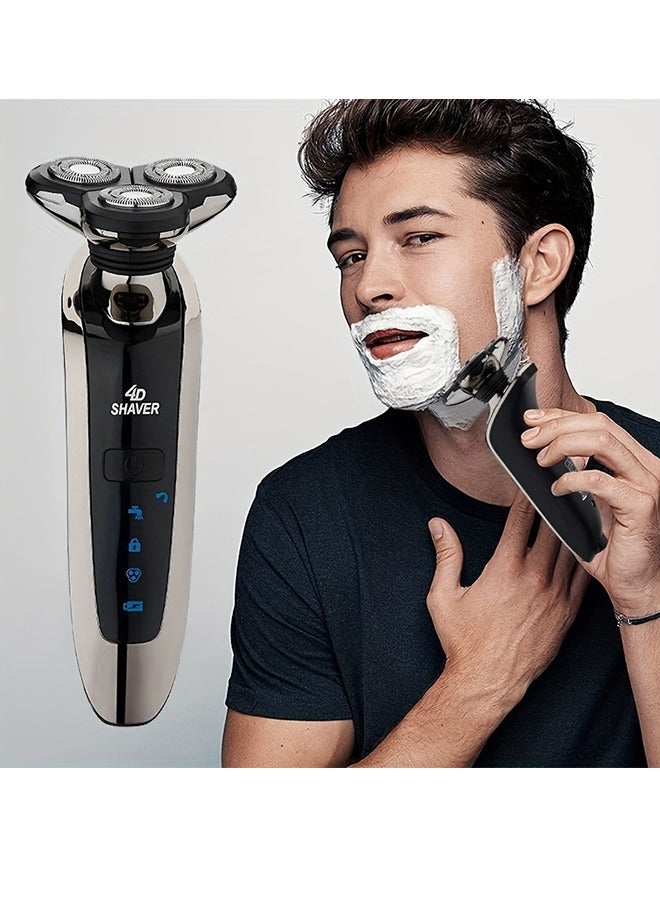 Shavers Electric Razor For Men Dry&Wet 3D Mens Electric Shaver ...