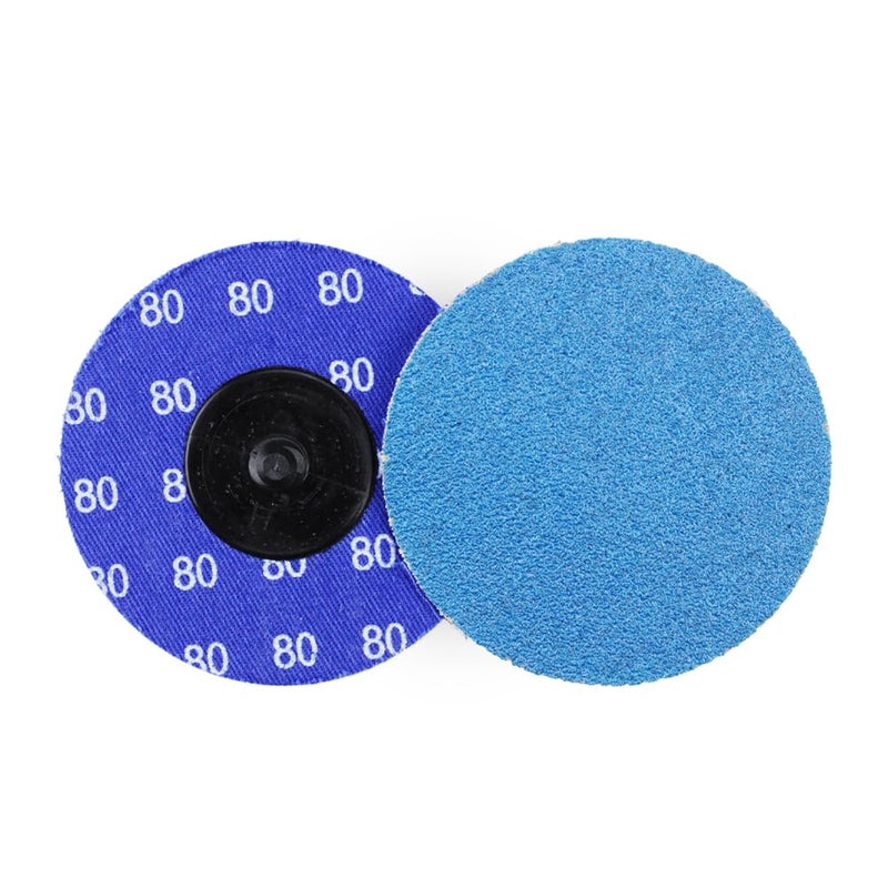 BHA Zirconia Quick Change Sanding Discs, 3", 80 Grit - 25 Pack - Image 2