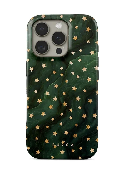 BURGA iPhone 16 pro Case, 2 Piece Hard Shell + TPU Silicone Interior, Shock Absorption, All Port Accessible, Raised Bezel For Screen & Camera Protection, Never Fading HQ Print,Prince Charming Star