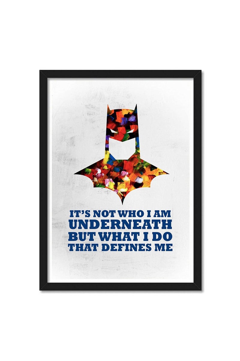 GRAY WALL Batman Popart Framed Poster - Image 1