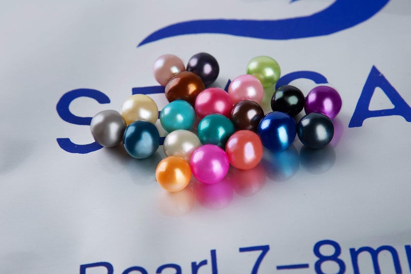 SEASAN محار المياه العذبة المستزرع من SEASAN مع لآلئ داخلها 20 قطعة (7-8 مم) - Image 2