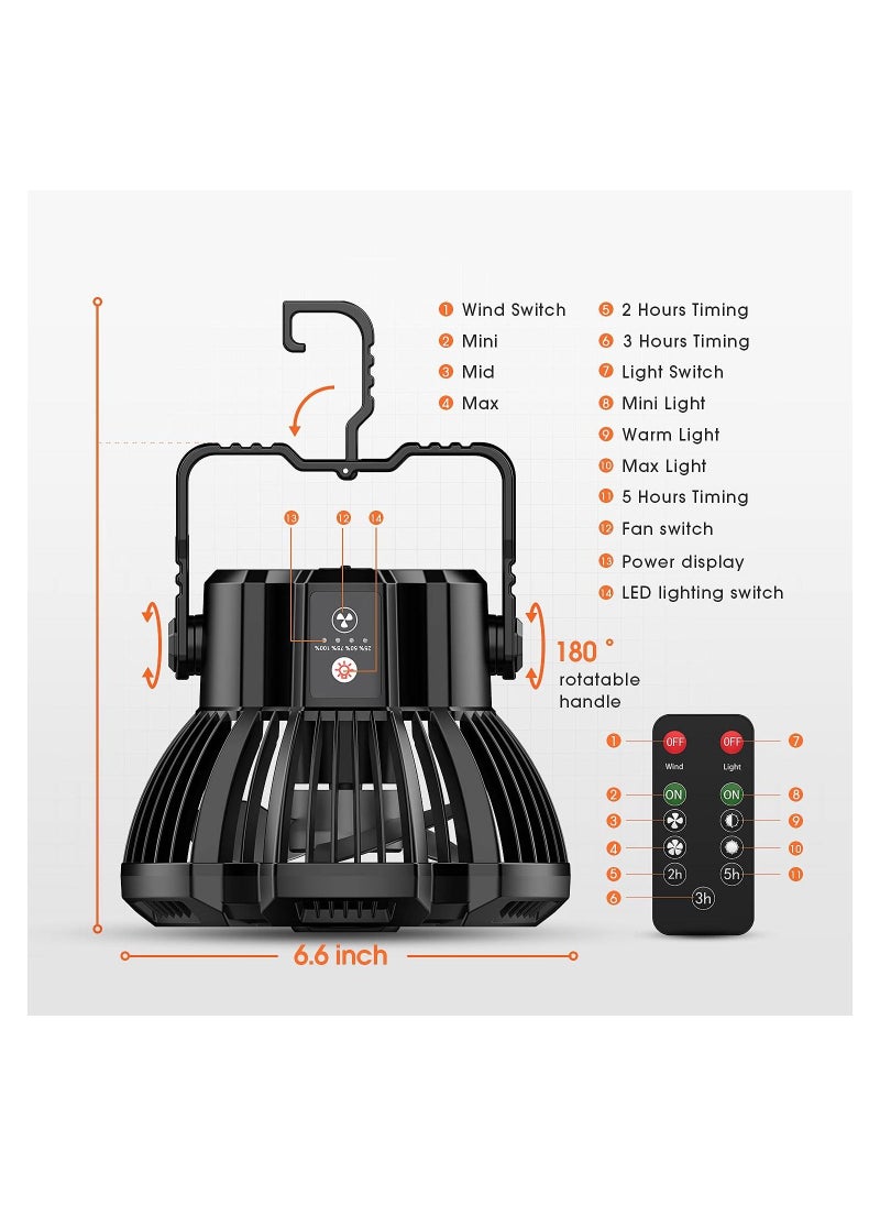 X10 Portable Outdoor Camping USB Charging Remote Control Fan with LED Light (Black) - pzsku/Z8D293D9F3F71FDD8157DZ/45/_/1661589426/92143f2c-29c2-4c39-9058-bffaf412cf73