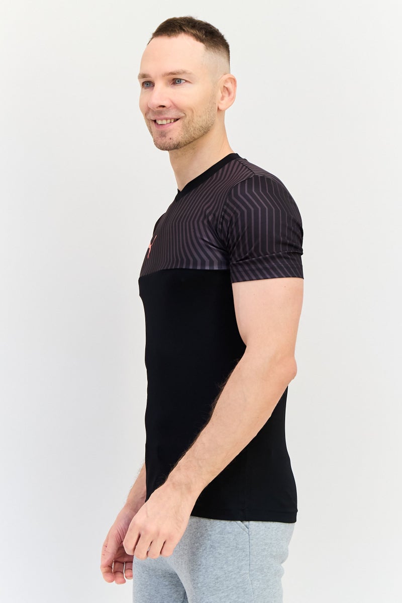 PUMA Men Sportswear Fit Short Sleeves Training Jersey, Black - Image 2