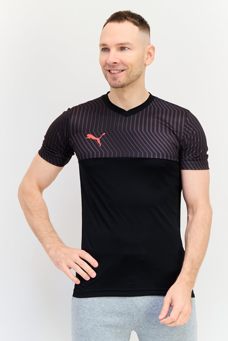 PUMA Men Sportswear Fit Short Sleeves Training Jersey, Black - Image 1