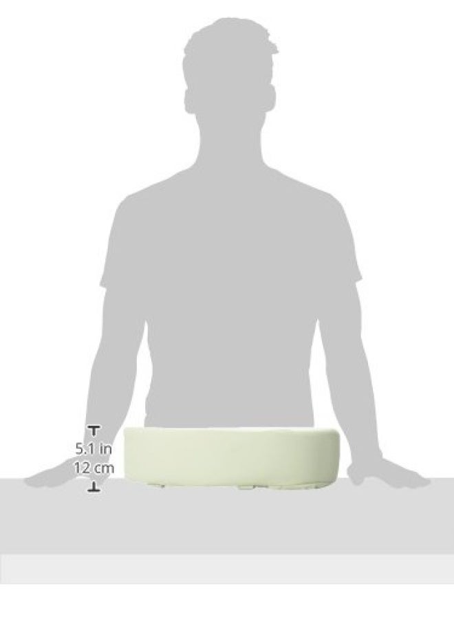 DMI Raised Toilet Seat  Toilet Seat Riser  Fsa And Hsa Eligible Seat Cushion And Toilet Seat Cover To Add Extra Padding To The Toilet Seat While Relieving Pressure  4 Inch Pad  White - Image 5
