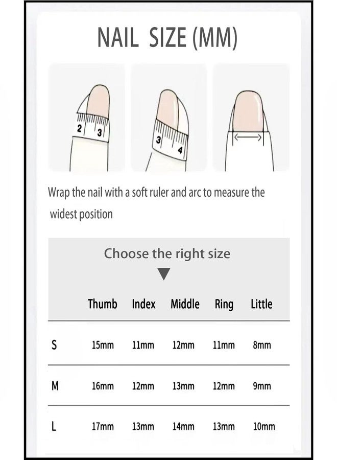 JIEADJIE Press On Nails (100% Handmade),Length Version,Handmade Painted Nail Art by Nail Technician,Luxury Party and Holiday Styles (Laser Illusion, Small) - Image 4