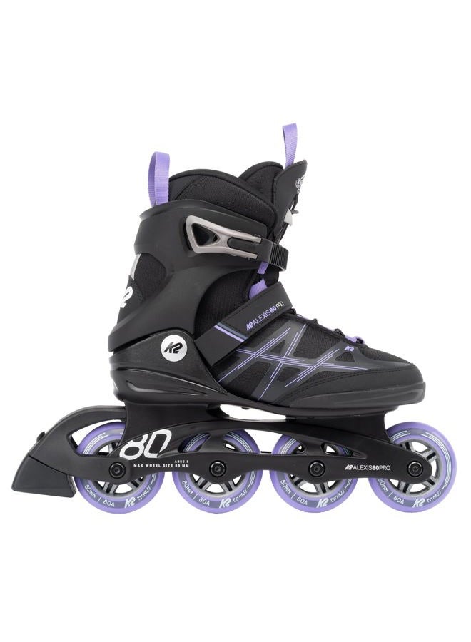 K2 Skate Alexis 80 Pro, 8.5,Black_Lavendar - Image 2