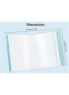 Arabest Green 30-Pocket Binder for Artwork and Documents, Heavy Duty Portfolio Folder with Clear Protectors, Presentation Display Book.  - Image 2
