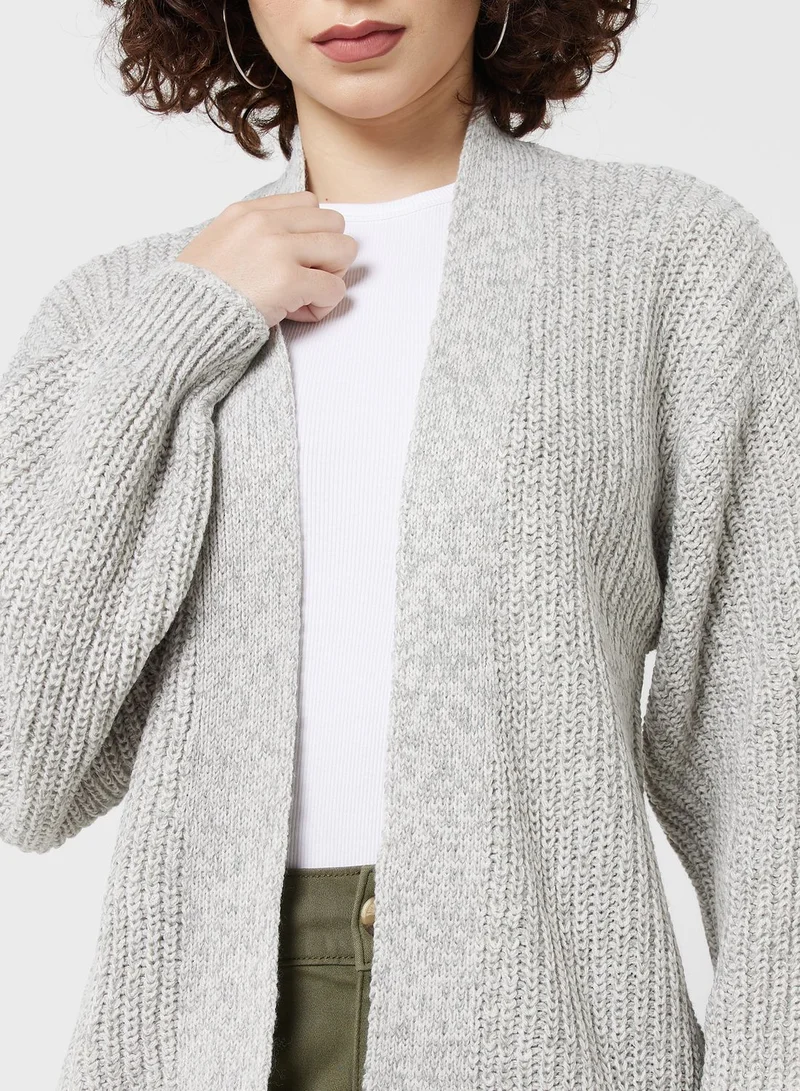 NEW LOOK Puff Sleeve Front Open Cardigan