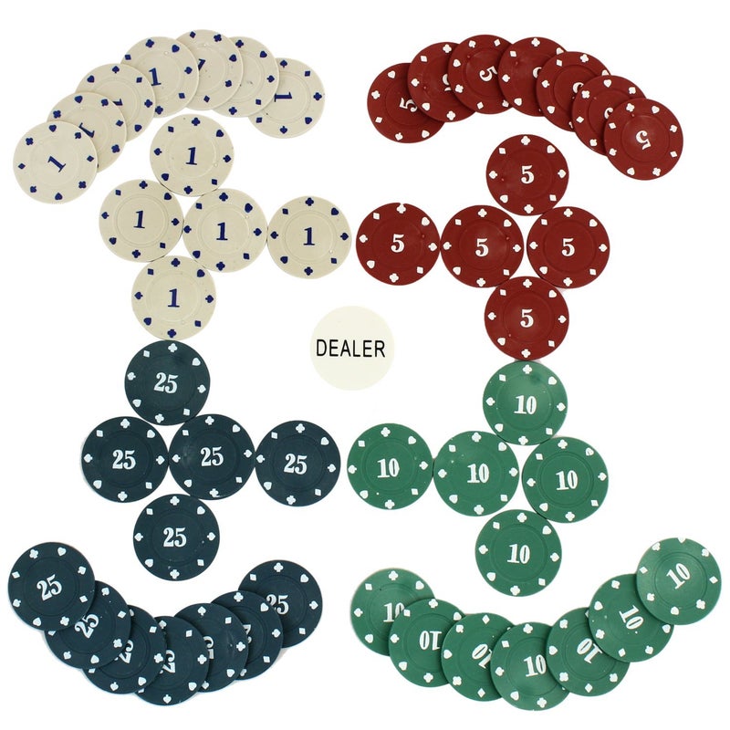 Go Hooked Poker Chips Casino Game (Assorted, Set Of 100) - Image 5