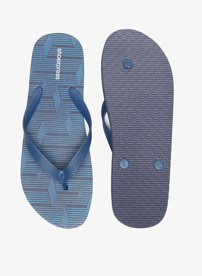 shoexpress Printed Flip Flops