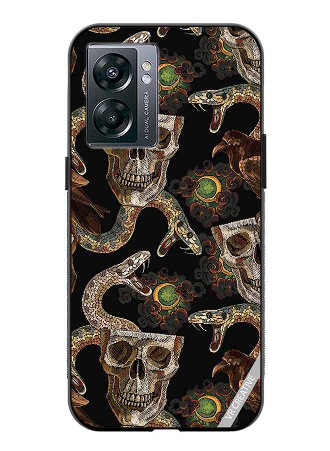 VR CREATIVE Protective Case Cover For Oppo A57 5G Horror Art Design Multicolour - Image 1