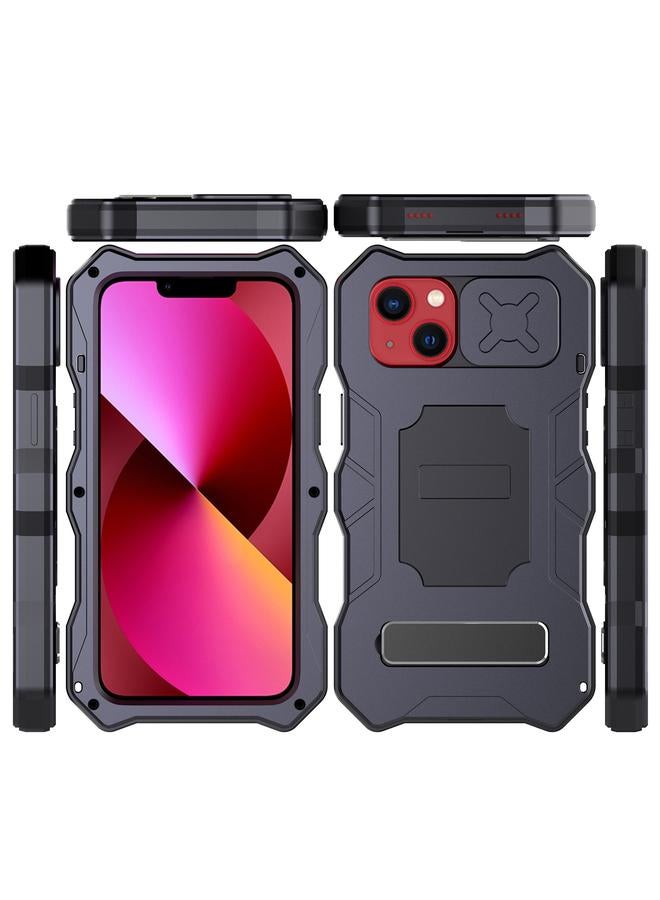 erorex Case For iPhone 13 Camshield Shockproof Life Waterproof Dustproof Metal Case with Holder - Image 2