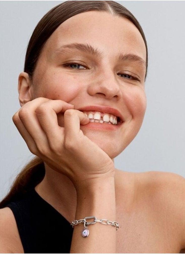 Engravable Evil Eye Sterling Charm - view 2