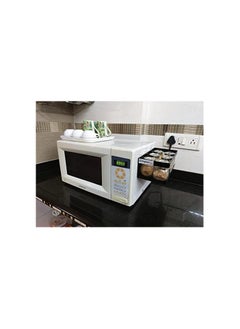 Organizemee Small Kitchen Storage Solution Magnetic Shelf [25 X 12 Cm] - Spice Rack, Utensil Holder. Fridge, Washer, Microwave Organizer (White Qty:1) - Alloy Steel (Black) - pzsku/Z8D29B36C674A1526819EZ/45/_/1740465951/ae6707e9-778e-4b13-b5ac-f747051d1eca