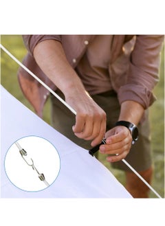 Excefore Bungee Cords with Hooks, 15 Pcs 12 Inch Heavy Duty Bungee Cords White Elastic Rope Rubber Strap for Bikes, Tie Downs, Camping,  - Image 4