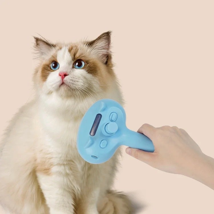 Bluejw Cat & Dog Spray Comb - 4-in-1 Pet Grooming Brush: Massaging, Cleaning, Bathing & Spraying - Essential Brushes for Cats & Dogs - Image 2