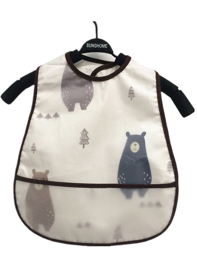 Sharpdo 4 Pack Baby Bibs, Toddler Feeding Waterproof Bibs with Great Capacity Pocket, Infant Smock Shirt Bib for Eating, Painting, Playing, Travel - Image 5