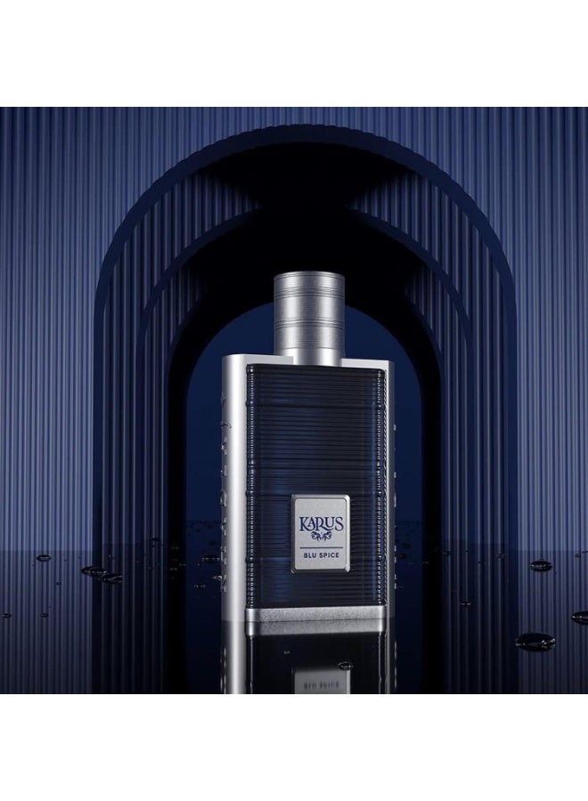 خدلج عطر كاروس بلو سبايس للرجال، ماء عطر 100 مل - Image 4