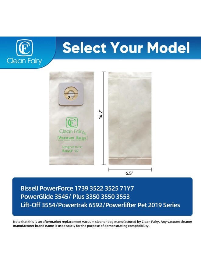 CF Clean Fairy Replacement Bissell Style 7 Bags for 3522, 3545, 3550, 3554 Series (20Pack) - Image 2