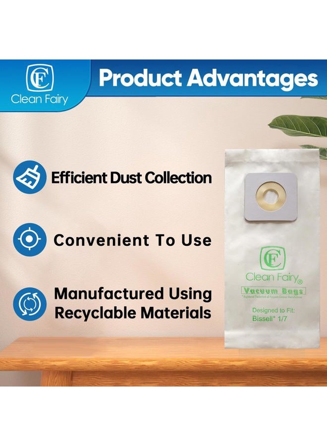 CF Clean Fairy Replacement Bissell Style 7 Bags for 3522, 3545, 3550, 3554 Series (20Pack) - Image 4