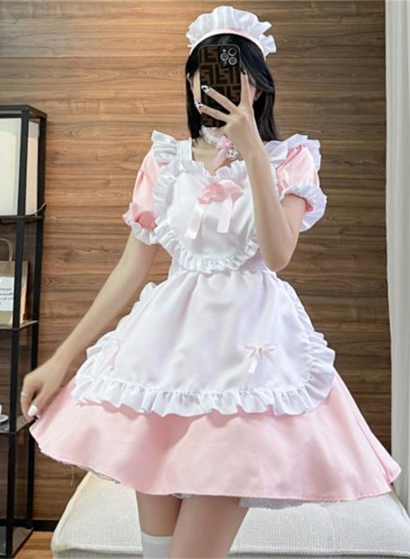 Classic maid outfit Alice Lolita maid dress cafe dress costume - Image 4