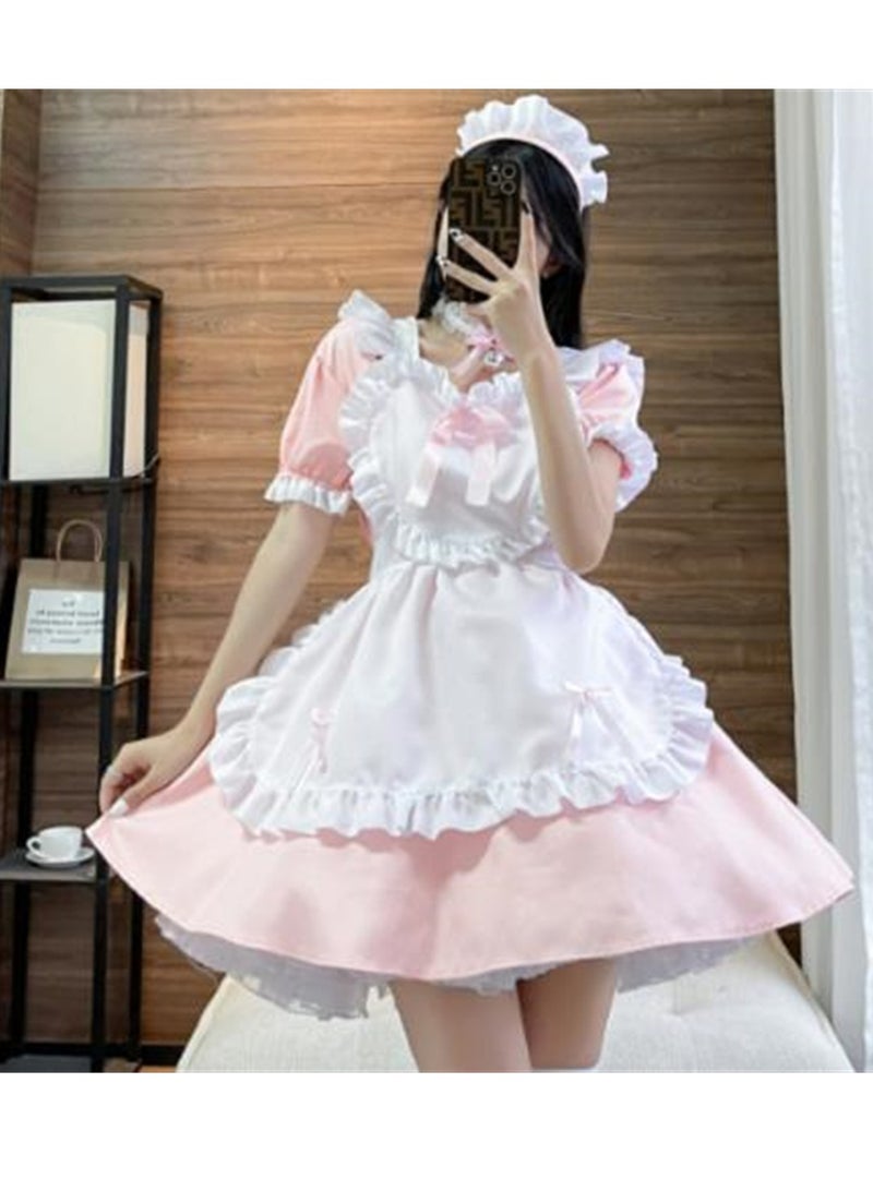 Classic maid outfit Alice Lolita maid dress cafe dress costume - Image 3