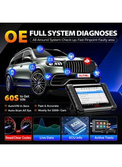 Autel Autel Scanner MaxiCheck MX808S, 2025 US Ver of MaxiCOM MK808S/ MK808Z, Functions as MK900/ MX900, Full Bidirectional as MK900BT MK808BT PRO, 3K+ Active Test, 28+ Service, OE All System, OS 11, FCA SGW  - Image 2