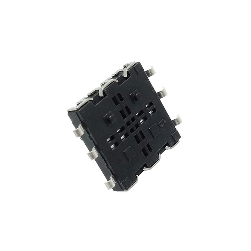 كلاراكو Klarako 5 قطع سوداء 10x10x9 مم 6 سنون 5 طرق أجهزة سطحية مربعة لحظية مثبتة على السطح مفتاح لمس لمسية مفاتيح زر ضغط لمسية لحظية SMD مفتاح لمس لمسية SMT - Image 3