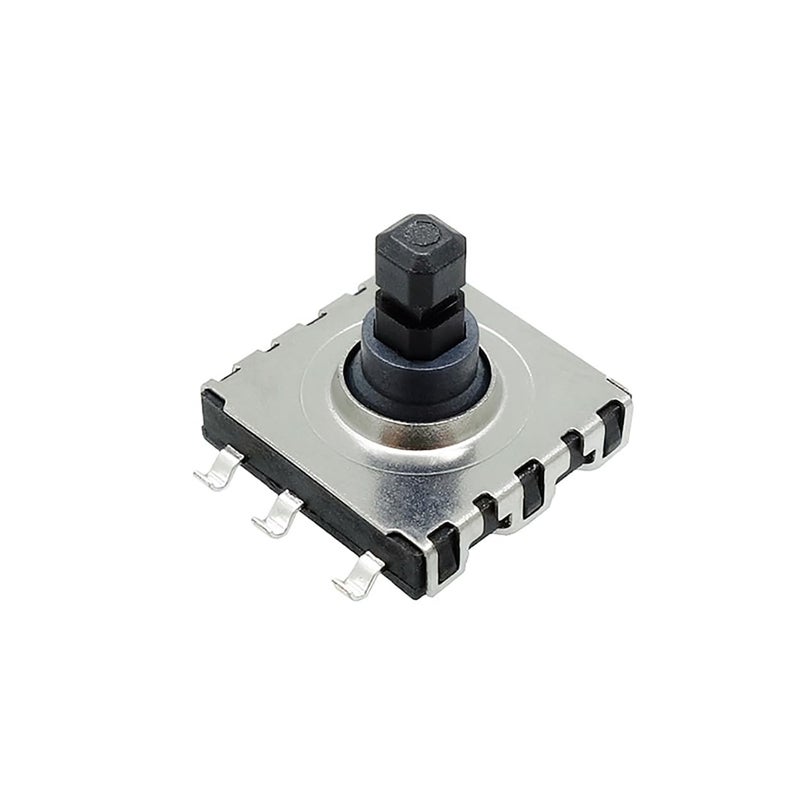 كلاراكو Klarako 5 قطع سوداء 10x10x9 مم 6 سنون 5 طرق أجهزة سطحية مربعة لحظية مثبتة على السطح مفتاح لمس لمسية مفاتيح زر ضغط لمسية لحظية SMD مفتاح لمس لمسية SMT - Image 4