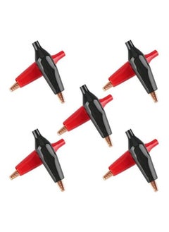 SYOSI Alligator Clips, 16PCS Insulated Electrical Test Kit, 1.77"/45mm 10A Pure Copper Alligator Clip Crocodile Clamps Jumper Helper, Protective Insulation Cover, Copper Alligator Soft Insulated Cover  - Image 3