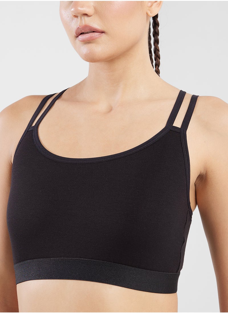 FRWD Strappy Sports Bra With Cutout Back  - Image 3