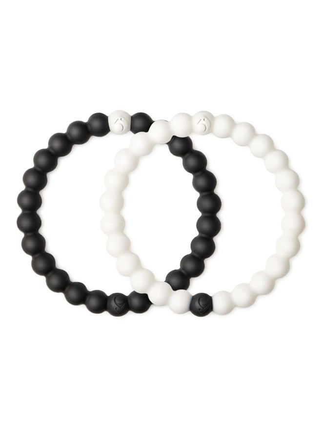 Lokai Beaded Bracelets for Women & Men - Silicone Stretch Bead Bracelet Jewelry, Medium 6.5", Silicone, no gem stone - Image 1