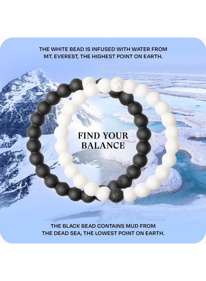 Lokai Beaded Bracelets for Women & Men - Silicone Stretch Bead Bracelet Jewelry, Medium 6.5", Silicone, no gem stone - Image 3