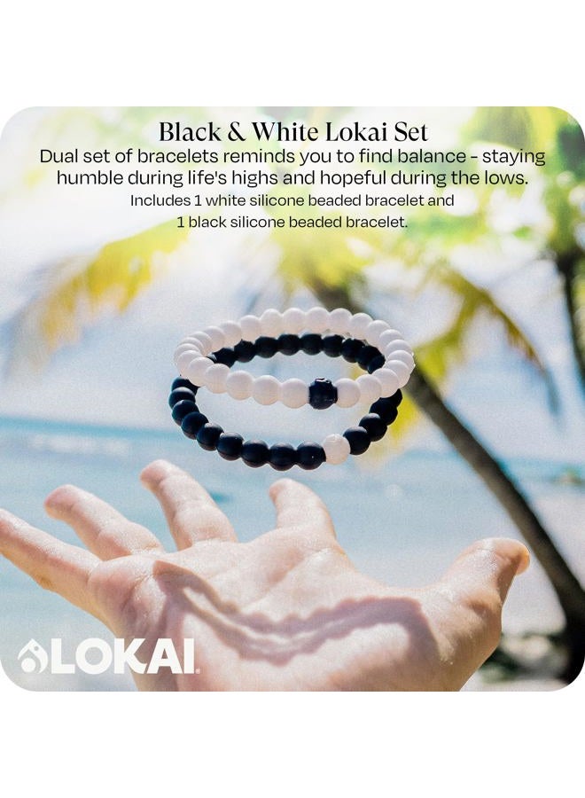 Lokai Beaded Bracelets for Women & Men - Silicone Stretch Bead Bracelet Jewelry, Medium 6.5", Silicone, no gem stone - Image 2