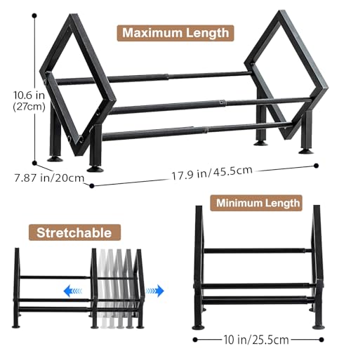 ENCIMART Adjustable Desktop Bookshelf for Desk Book Organizer Tilting Tabletop Bookshelf in Office HomeBedroom Vinyl Record Storage Holder Book Rack for MagazineCDsBooksVinyls Display Patent Pending - Image 3