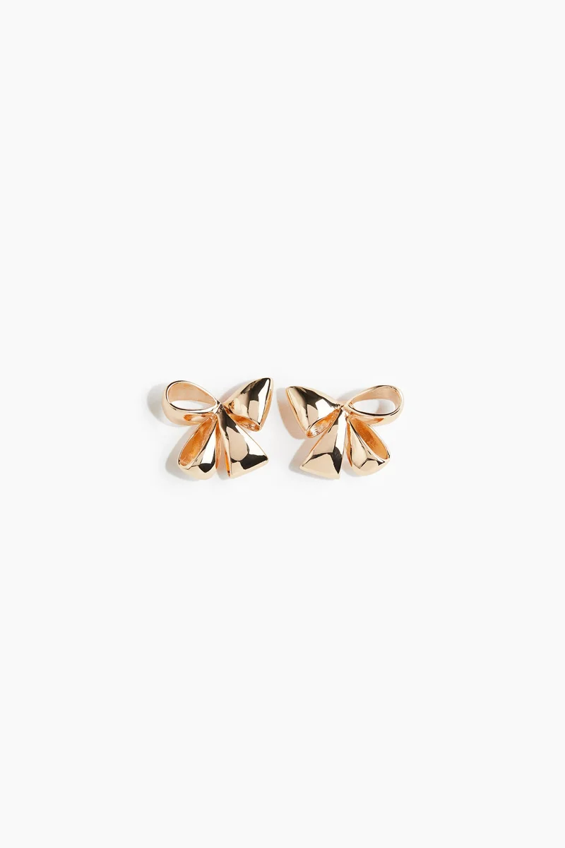 H&M Bow-shaped stud earrings