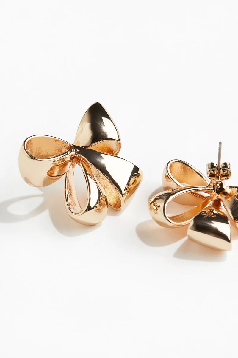 H&M Bow-shaped stud earrings
