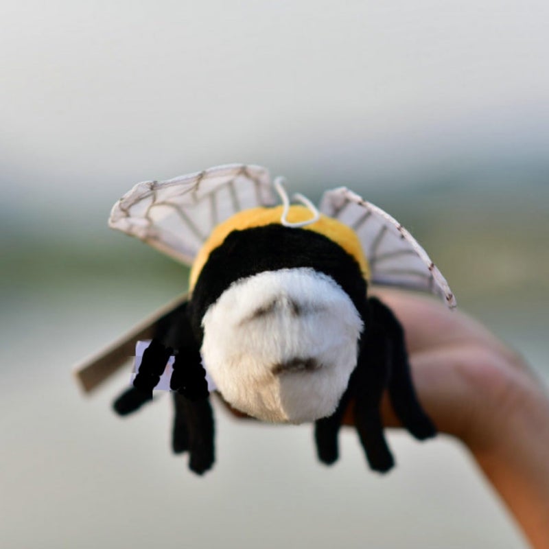 TAMMYFLYFLY Soft Insect Plush Toy, Stuffed Bee Animal Doll,Cute Honeybee Plush Doll,17cm (Bee) - Image 5