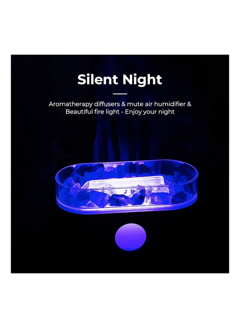Salt Lamp Aroma Diffuser 200ML Large Capacity Water Tank  4 Colors Essential Oil Steam Generator Electric Scent For Home And Bedroom  - Image 4
