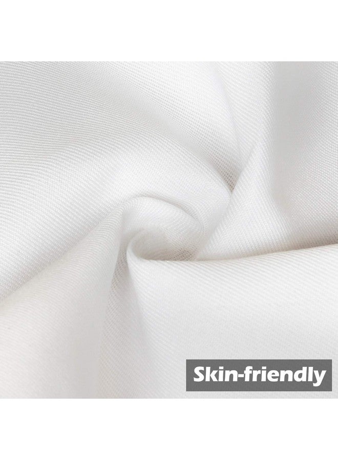 نوفيلتي بليس طقم مآزر للأطفال مع قبعة طاهٍ من نوفيلتي بليس (3 قطع) - مريلة أطفال لطيفة على البشرة مع جيب - ملابس للطبخ والخبز والرسم والتدريب - مقاس الأطفال (6-12 سنة، لون أبيض) - Image 3