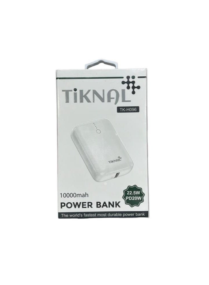 Tiknal 10,000 mAh Portable Power Bank – Dual USB Output, Fast Charging - Image 1