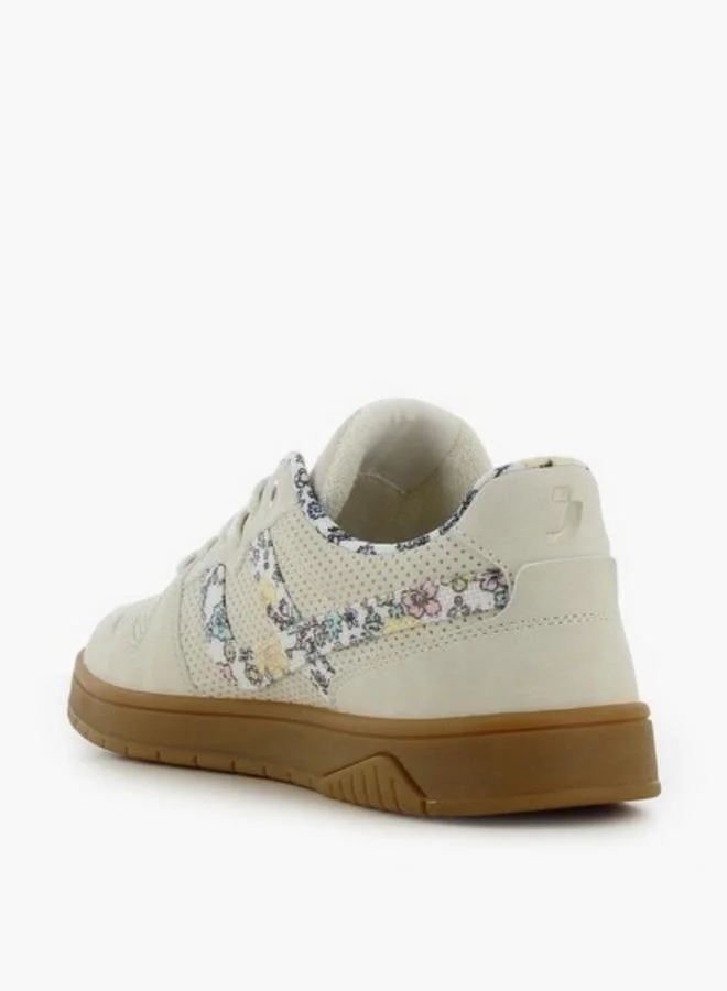 Sj BEIGE Women Lace-Up Sneakers for Women | Best Price UAE