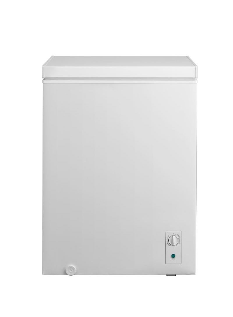 Ugine Chest Freezer, 143L, 5 Cu,Ft, Convertible to Refrigerator, D-Frost, Inverter,  White –  UCFRM143INV - Image 1